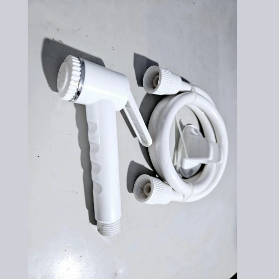 Eeco Chrome Health Faucet With 1Mtr PTMT Grade Hose & Hook