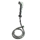 Flower Chrome Health Faucet With 1Mtr S.S 304 Grade Hose & Hook