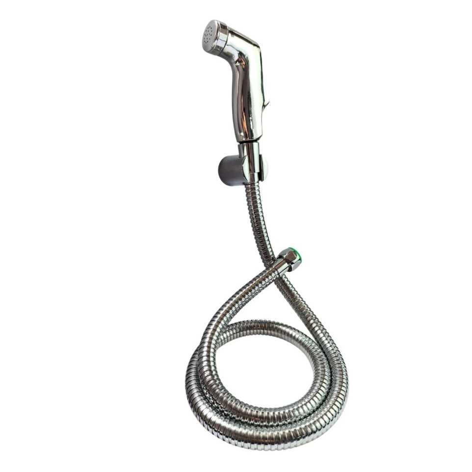[S2-009] Slick Chrome Health Faucet With 1Mtr S.S 304 Grade Hose & Hook