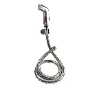 Slick Chrome Health Faucet With 1Mtr S.S 304 Grade Hose & Hook