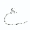 TOWEL RING CP (Pearl)